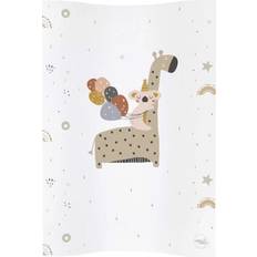 Babymam Baby Changing Mat Padded Soft Base 70 x 50 cm Waterproof Raised Edges Giraffe