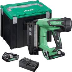 Hikoki NT1865DMJYZ 16GA 2 x 2.0Ah Brushless Straight Finish Nailer Kit