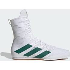 Adidas White Gym & Training Shoes adidas Box Hog 4 Shoes - Cloud White/Collegiate Green/Core Black