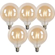 Luedd Sett Med 5 Smarte E27 LED-Pærer G125 4,9W 470lm 1800-4000K