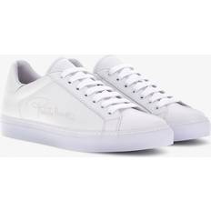 Roberto Cavalli Vita Logosneakers Tillverkade i Italien - White