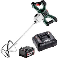 Metabo Cement Mixers Metabo RW 18 LTX BL 140-2 18V Brushless 140mm Mixer 1 x 5.2Ah Battery & Charger