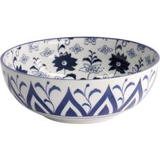 Tokyo Design Studio Skålar Tokyo Design Studio Blue Botan 20 cm Blå/Vit Skål