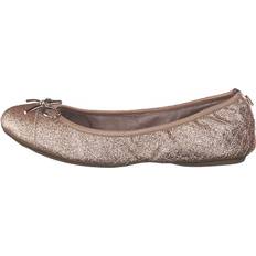 Roséguld Lågskor Butterfly Twists Olivia Rose Gold Glitter Lågskor Ballerinaskor - Guld/Brun