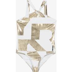 Girls Swimsuit - White/Gold