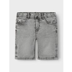 Gråa - Jeansshorts Name It Jeans Theo Shorts - Light Grey Denim