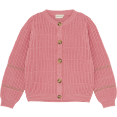 Minymo Koftor Minymo Cardigan Stickad Strawberry Ice