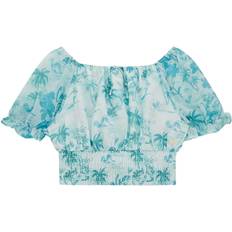 Multicoloured Blouses & Tunics Children's Clothing Guess Kids Chiffon Top - Blue