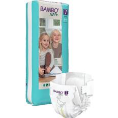 Bambo Nature Bleer Bambo Nature Børneble Tapeble Miljømærket Str 7 Tall Pack 18+ kg