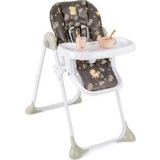 Costway Dark Brown Baby Highchair with Removable Tray 60 x 58 x 29 cm