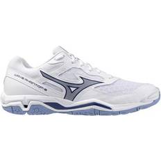 White - Women Handball Shoes Mizuno Wave Handball Shoes - Blanc
