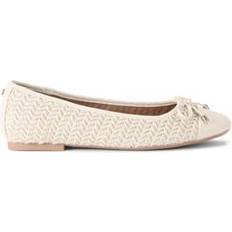 Faux Leather Ballerinas Carvela Women's Ballet Flat Bone - White