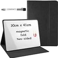 BaiFu Magnetisk Whiteboard Liten 30 x 41 cm Vitbräda Med Stativ