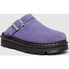 Dr. Martens Women's Zebzag Suede Slingback Platform Mules - Twilight Purple