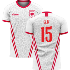 Libero Sportswear 24-25 Poland Home Concept Football Kit Men's White Polyester Kamil Gilk