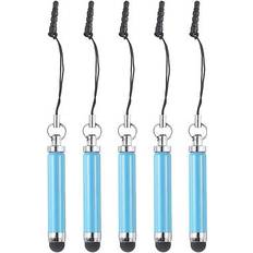 5pcs Metallic Stylus Pen Light Blue