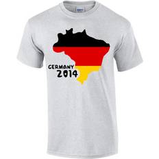 Germany T-shirts Gildan Germany 2014 Country Flag T-shirt Men's Polyester S