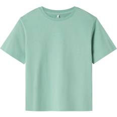 Bomuld T-shirts Name It Regular T-Shirt Noos - Creme De Menthe