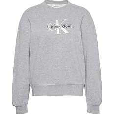 Calvin Klein Sweatshirts Jumpers Calvin Klein Monogram Logo Relaxed Sweatshirt