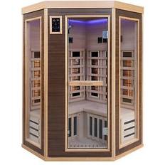 XL Luxus LED Infrarotsauna 120 x 120 Dual-Therm