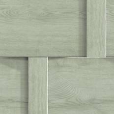 World of Wallpaper Wood Effect Panel Sage Green Harrow Weave 3106