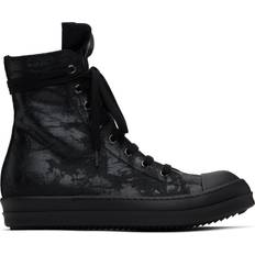 Rick Owens DRKSHDW Hollywood Megacrust Denim Sneakers - Black