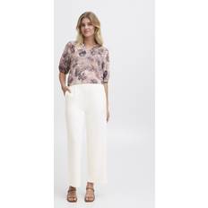 Dame - Modal Bukser Fransa Fraurora Bukser - White