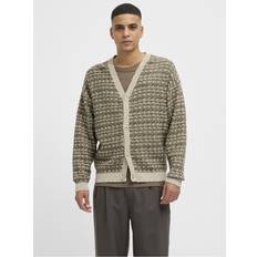 Jack & Jones Cardigans Jack & Jones All Over Print Knitted Cardigan
