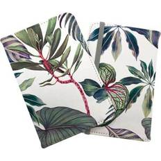 Green Passport Covers Warren Reed Designer Watercolor Tropical Leaf Passport Cover - Green