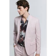 Pink Suits River Island Mens Skinny Fit Suit Jacket - Medium Pink