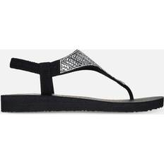 Skechers Flip-Flops Skechers Glamorous Muse Damen Zehentrenner - Schwarz