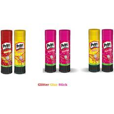 Pritt Stick Glitter Red Yellow And Pink