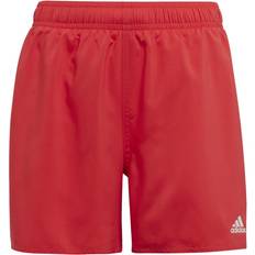 Polyester Badbyxor adidas Water-reactive Badshorts Barn Badshorts - Semi Lucid Red/White