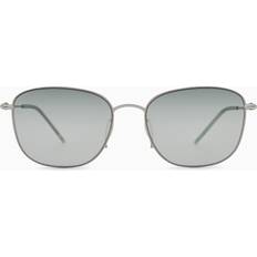 Solglasögon Giorgio Armani Silvriga Solglasögon Män - Silver/Grå
