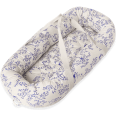 Blue Baby Nests Garbo&Friends & Jardim Quilted Baby Nest Organic Cotton Blue GF113739236-8700-1881GL
