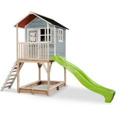 Lekstuga i trä Exit Toys Lekstuga Loft 700 Trä Blå