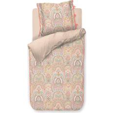 PiP Studio Bettwäsche Garnitur Jabali Flower 135x200 x 80 cm - Rosa Bettbezug
