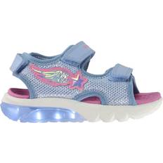 Geox Sandaler Børnesko Geox Sandaler Med Lys - Ciberdron - Sky/Fuchsia