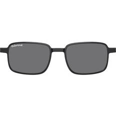 SmartBuy Collection Rectangle Full Rim TR90 Men's Prescription Sunglasses - Matte Black