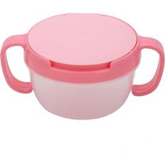 BPA Free Dual Handle Spill Proof Food Bowl Snack Container