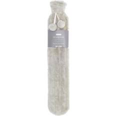 Country Club Long Faux Fur Hot Water Bottle Light Brown One Size