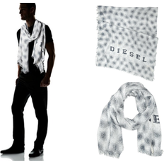 Diesel Scarfs Diesel Jeans Smarin Sciarpa Printed Icon Logo Scarf Shawl Tuch Tücher Foulard