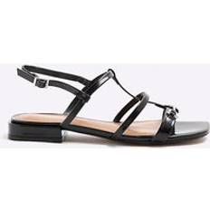 Slippers & Sandals River Island Womens Strappy Flat Sandals - Black
