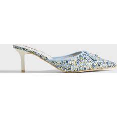 Nelly Printed Pointy Bow Mule - Multi/Mönstrad
