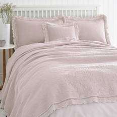 Pink Bedspreads Dunelm Lace Edge Blush Bedspread Pink