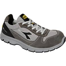 Grey Work Shoes Diadora Utility Run Tex Low S1PS Safety Shoes - Grey/Light Grey