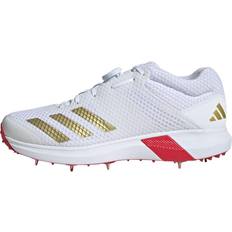Cricket adidas Adipower Vector Mid 20 Sko Cloud White Gold Metallic Pure Ruby 42