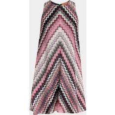 Missoni Zig Zag Metallic Minidress - Multi Pink