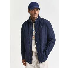 Gant Herre Quiltet Windcheater Jakke i Mellemlængde