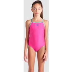 S Bathing Suits Children's Clothing Arena One-piece Swimsuit Light Drop Solid - Rose